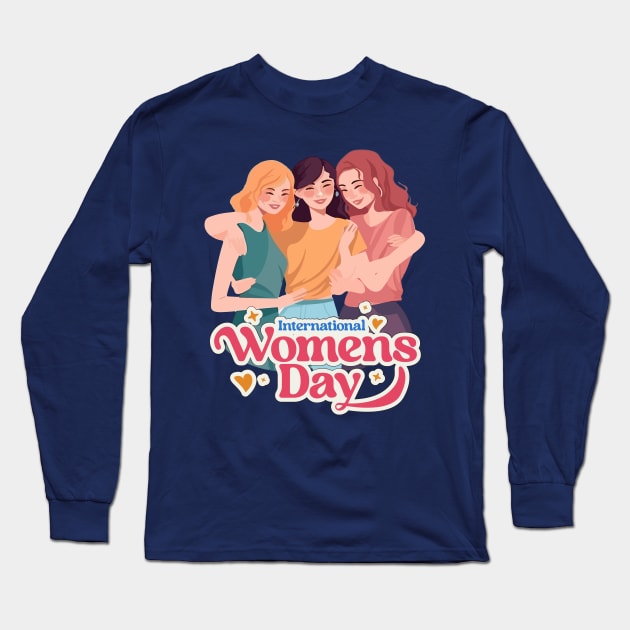 International Womens Day Long Sleeve T-Shirt by Charlie Dion